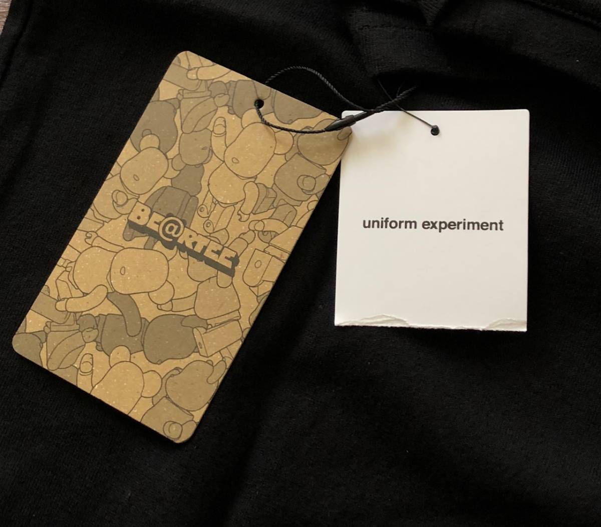 希少 新品 ☆ uniform experiment 18AW UE STAR BE@RBRICK TEE スター 
