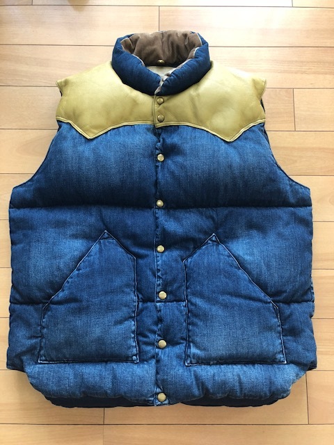 ロッキーマウンテンROCKY MOUNTAIN FEATHERBED / デニムダウンベスト