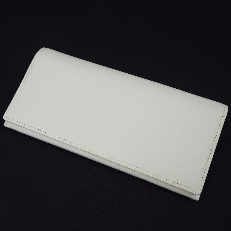 新作登場，新品 Eletha エレザ 羊革 二つ折り 長財布 ホワイト 日本製 7095 ラムメンズ 箱付き(長財布（小銭入れあり）)｜売買されたオークション情報、yahooの商品情報をアーカイブ公開 - オークファン 長財布（小銭入れあり）
