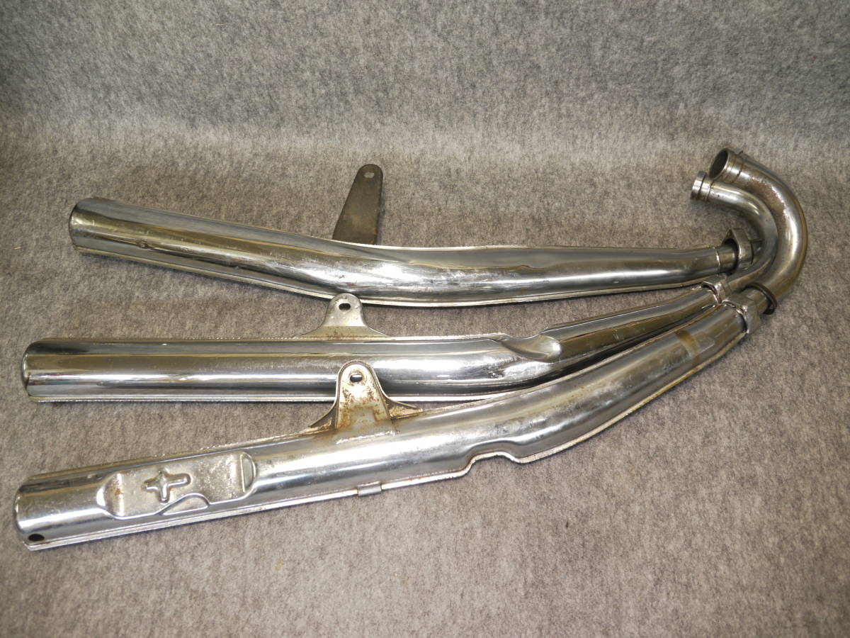 Y18-0098】KAWASAKI KH400用純正マフラー 中古品/マッハ純正マフラー