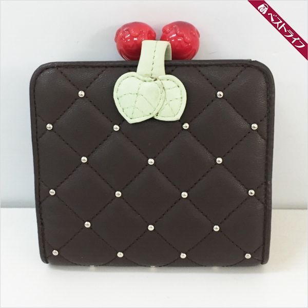 最新作，SALE 1円 本物 キタムラ さくらんぼ がま口 レザー 財布 ブラウン系 006(財布)｜売買されたオークション情報、yahooの商品情報をアーカイブ公開 - オークファン 財布