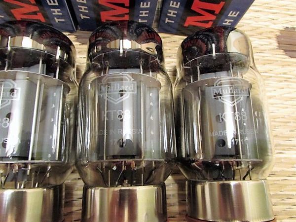 Mullard re-issue KT88 6550 マッチド4本1組 【公式通販】