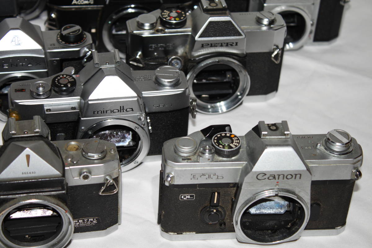 F 動作未確認 一眼レフ，レンジファインダーカメラなど □Canon