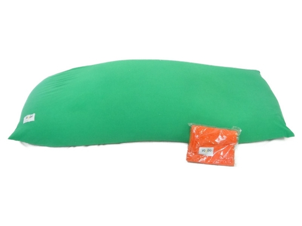 中古 Yogibo ヨギボー Max マックス クッション ビーズ ソファ カバー付き 楽直 N3532004
