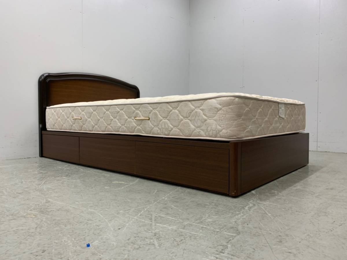 大塚家具 T9083◇モデルルーム展示品◇IDC大塚家具◇セミダブルベッド◇