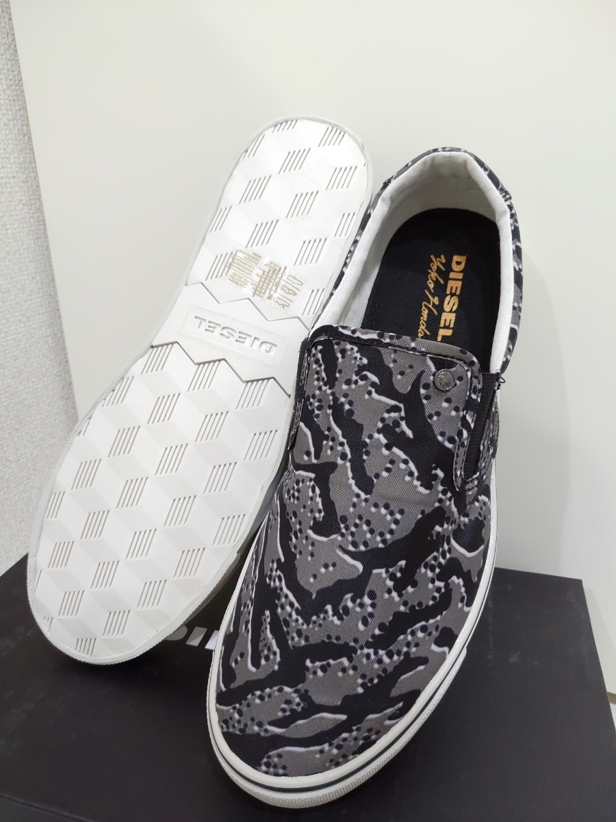新品未使用品 DIESEL ディーゼル　スリッポン　28.5cm　箱付き！