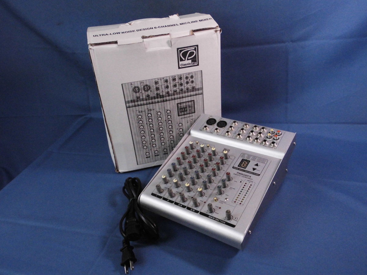 classic Pro【パワードミキサー：PM602FX】ジャンク 012SK CLASSIC | 国内正規品 クラシック プロ パワードミキサー