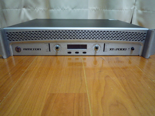 amcron XTi2000 パワーアンプ ジャンク品 v-5207◎AMCRON 【公式通販】