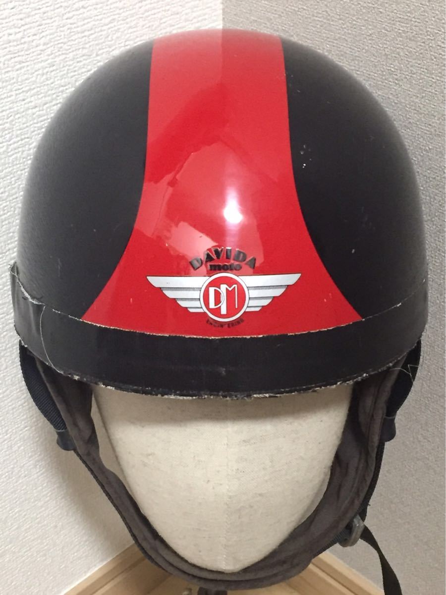 【希少】DAVIDA 半帽 半ヘル 英国製 ヘルメット 2026年最新DAVIDA ヘルメットの人気アイテム - メルカリ DAVIDA （M