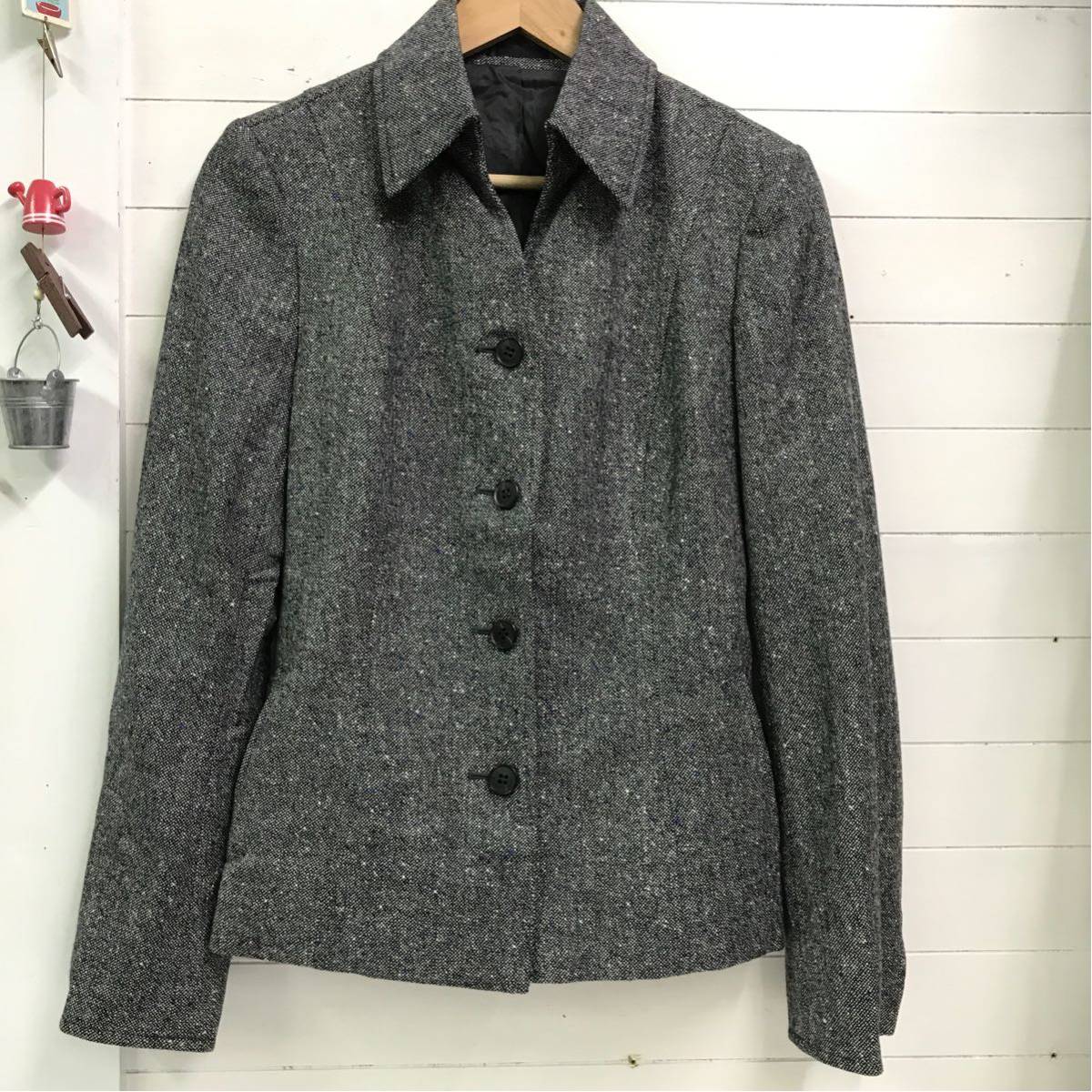 美品☆BURBERRY LONDONのツィードジャケット☆サイズ40山陽商会 【公式 