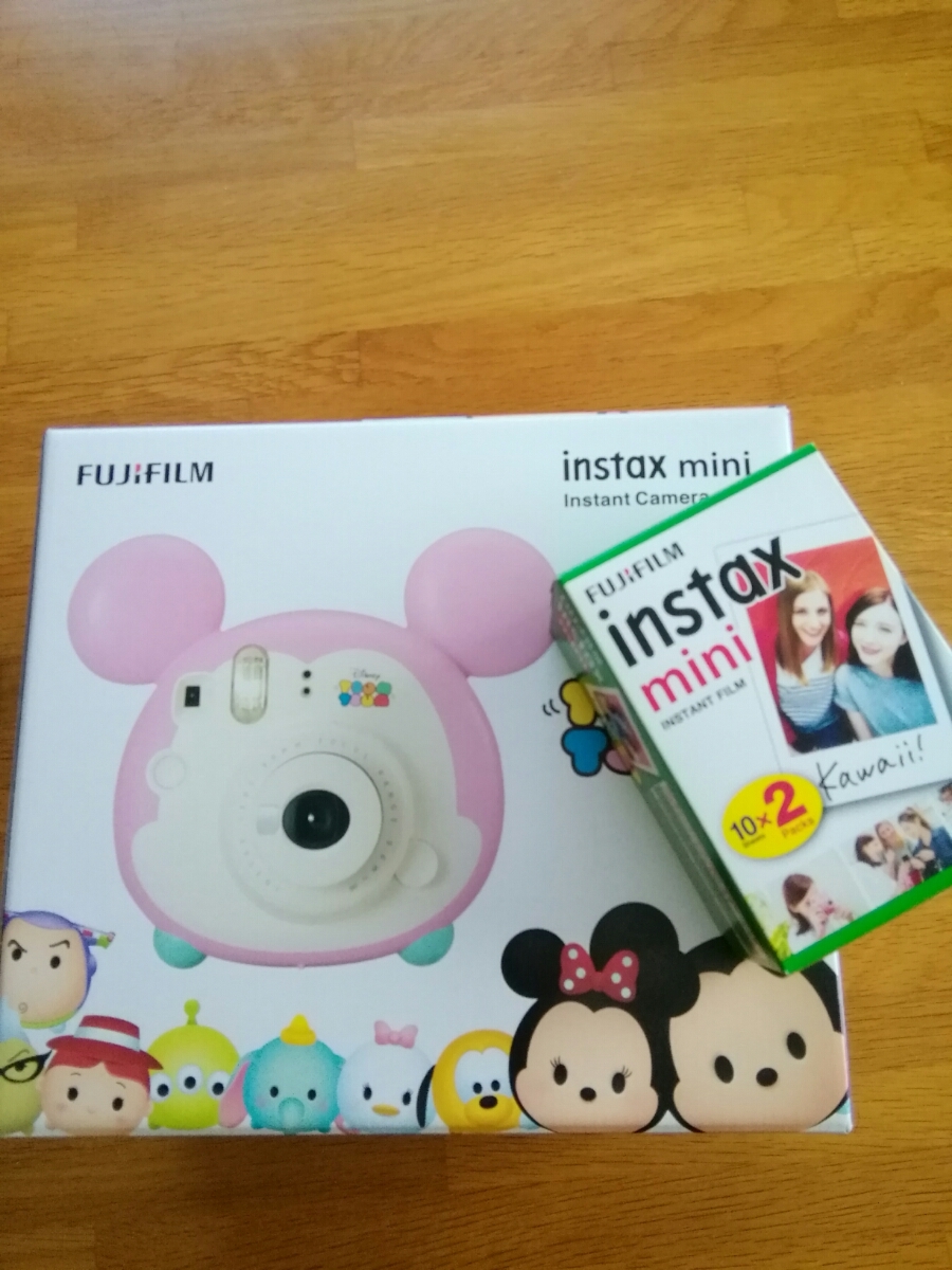 セール，新作登場 FUJIFILM インスタントカメラ チェキ instax mini ツムツム フィルム付き(インスタント、ポラロイド)｜売買されたオークション情報、yahooの商品情報をアーカイブ公開 - オークファン インスタント、ポラロイド