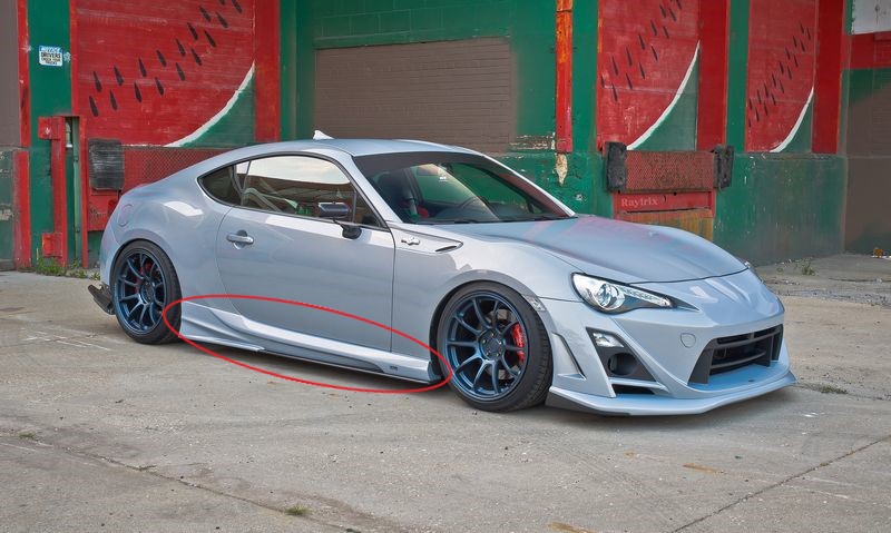正規品，HOT FT86 ZN6 BRZ ZC6 AR II-STYLE FRP サイドスカート&エクステンション(サイド)｜売買されたオークション情報、yahooの商品情報をアーカイブ公開 - オークファン トヨタ用