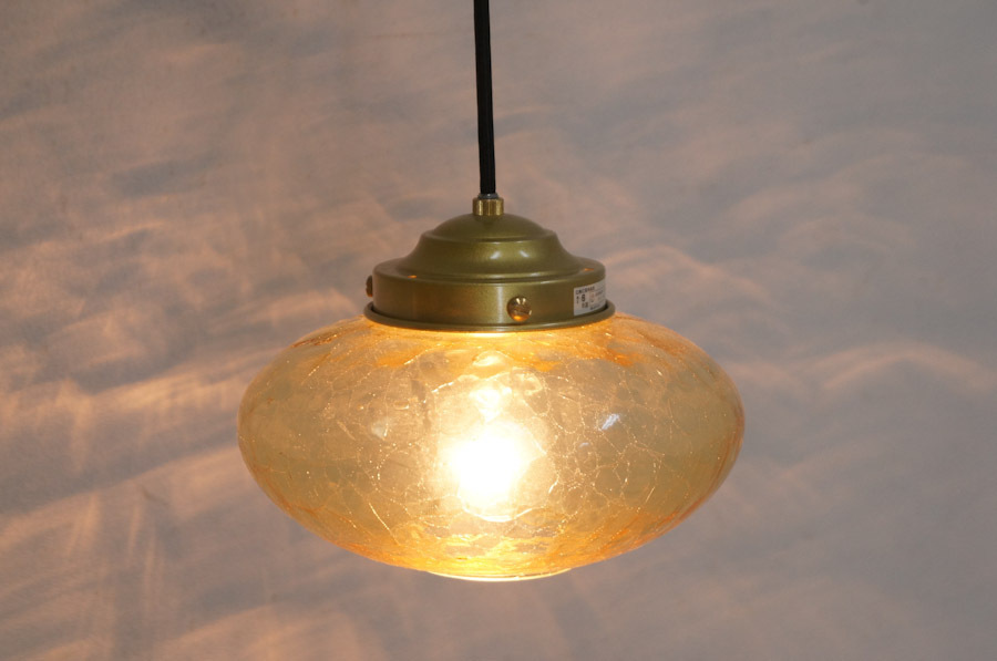 unico ☆Unicoウニコ取扱 mikan みかんヒビ☆アンバーガラス