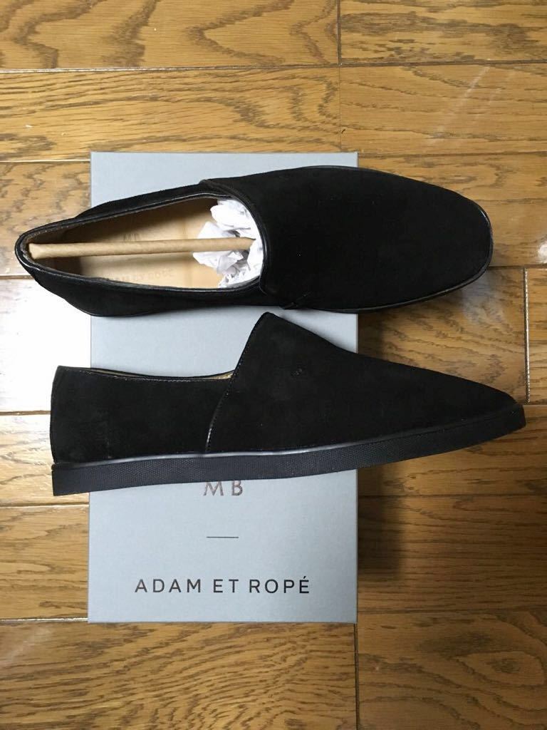 新品MB×ADAM ET ROPE ノーカラーウールコート キャメル L ADAM