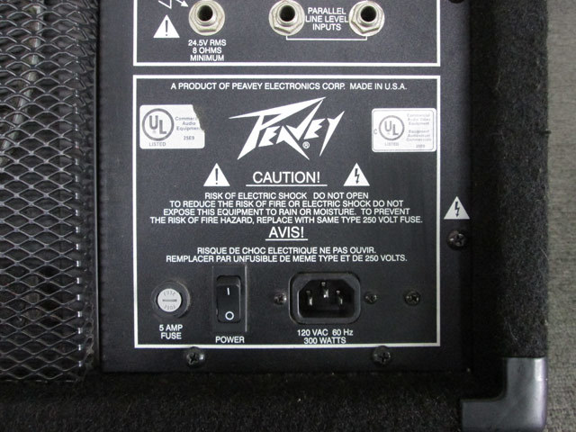 人気モデル】PEAVEY パワードフロアモニター 112PM ピーヴィー スピーカー