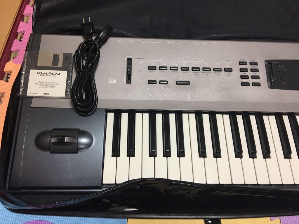 KORG 希少！KORG シンセサイザー【N264】ケース付 N264 Keyboard