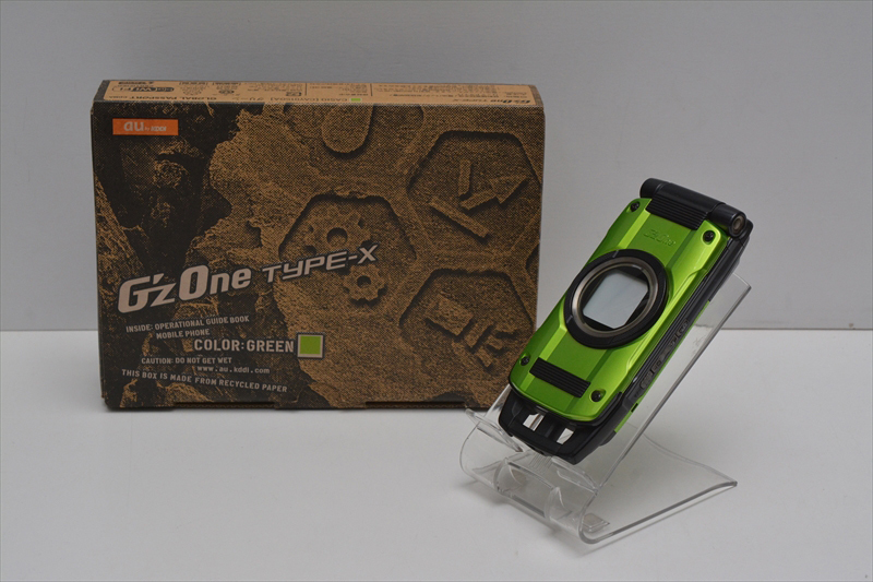 豊富な，格安 CASIO カシオ G'z One TYPE-X CAY01SGA グリーン au用ガラケー 670057(携帯電話)｜売買されたオークション情報、yahooの商品情報をアーカイブ公開 - オークファン カシオ