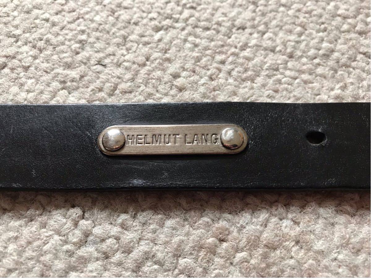 vintage archive helmut lang steel plate belt ヘルムートラング ストールプレートバックル ベルト