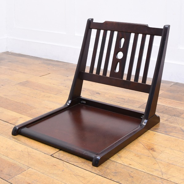 GMIK99B○北海民芸家具 座椅子 折り畳み椅子 樺材 民藝 和家具 和モダ GMIK99B○北海民芸家具 座椅子 折り畳み椅子 樺材 民藝 和家具