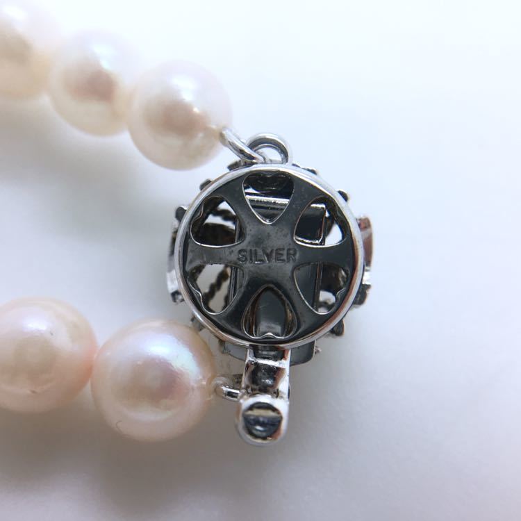 SALE!!■アコヤ真珠ネックレス2点おまとめ 約3.0mm～7.0mm■総重量 約49.5g necklace pearl ベビーパール silver シルバー DA1