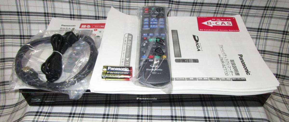 Panasonic DMR-BZT730 wifi HDD2T=2000G B-CAS HDMIケーブル