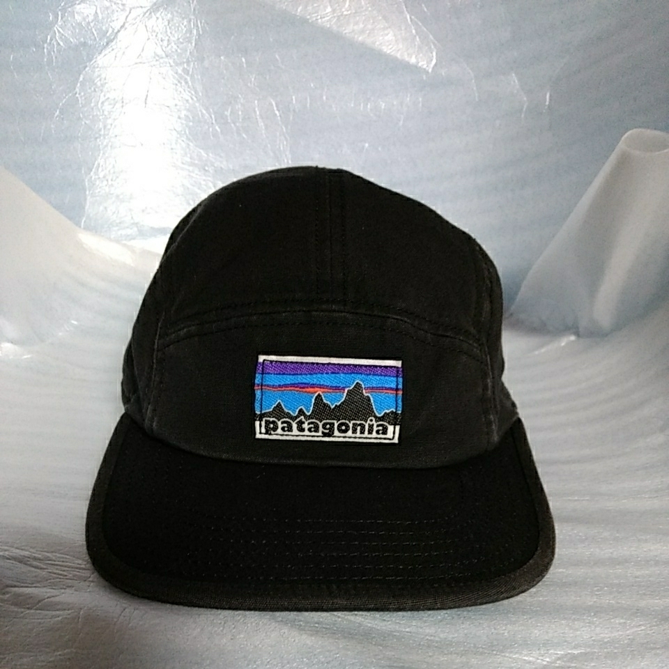 廃版　PATAGONIA　パタゴニア 旧ロゴ レトロ フィッツロイ ラベル トレードスミス ジェットキャップ 帽子 RETRO FITZ ROY CAP キャンプ