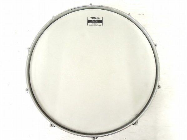 Pearl パール 14×5.5 HAMMERED STEEL SHELL スネア ドラム 楽器 中古