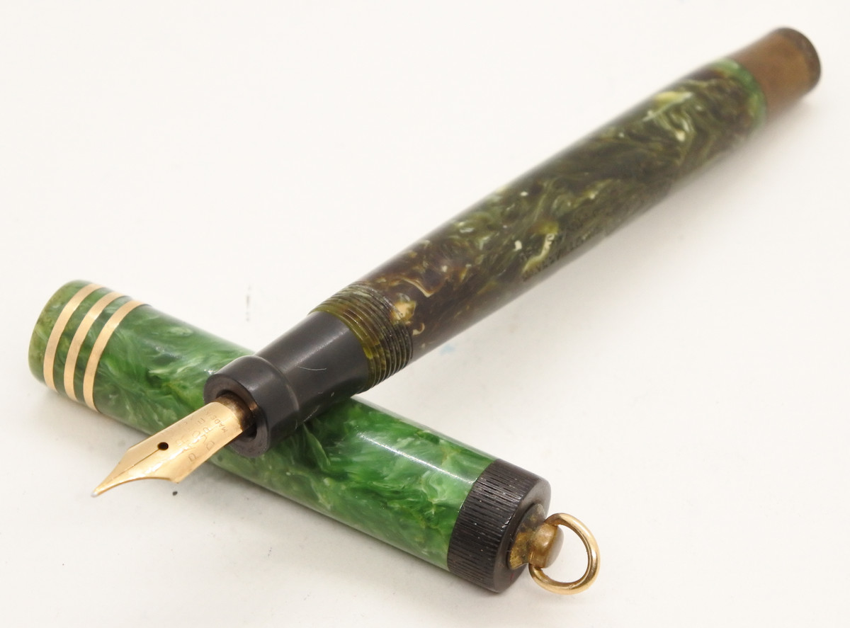 82. セーラー 18K 万年筆 SAILOR レトロ 花柄 バラ