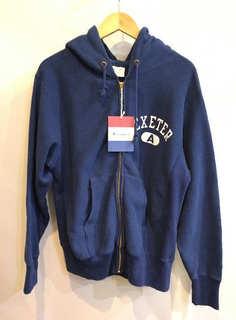 赤タグチャンピオンの最高峰！MADE 二子玉) チャンピオン リバースウィーブ Champion スウェットパーカー トップス ネイビー 紺 メンズ  コットン L IN U.S.Aのリバースウィーブ！20FWモデルのプルオーバーパーカーのレビュー！ チャンピオン リバースウィーブ パーカー 赤タグ ネイビー