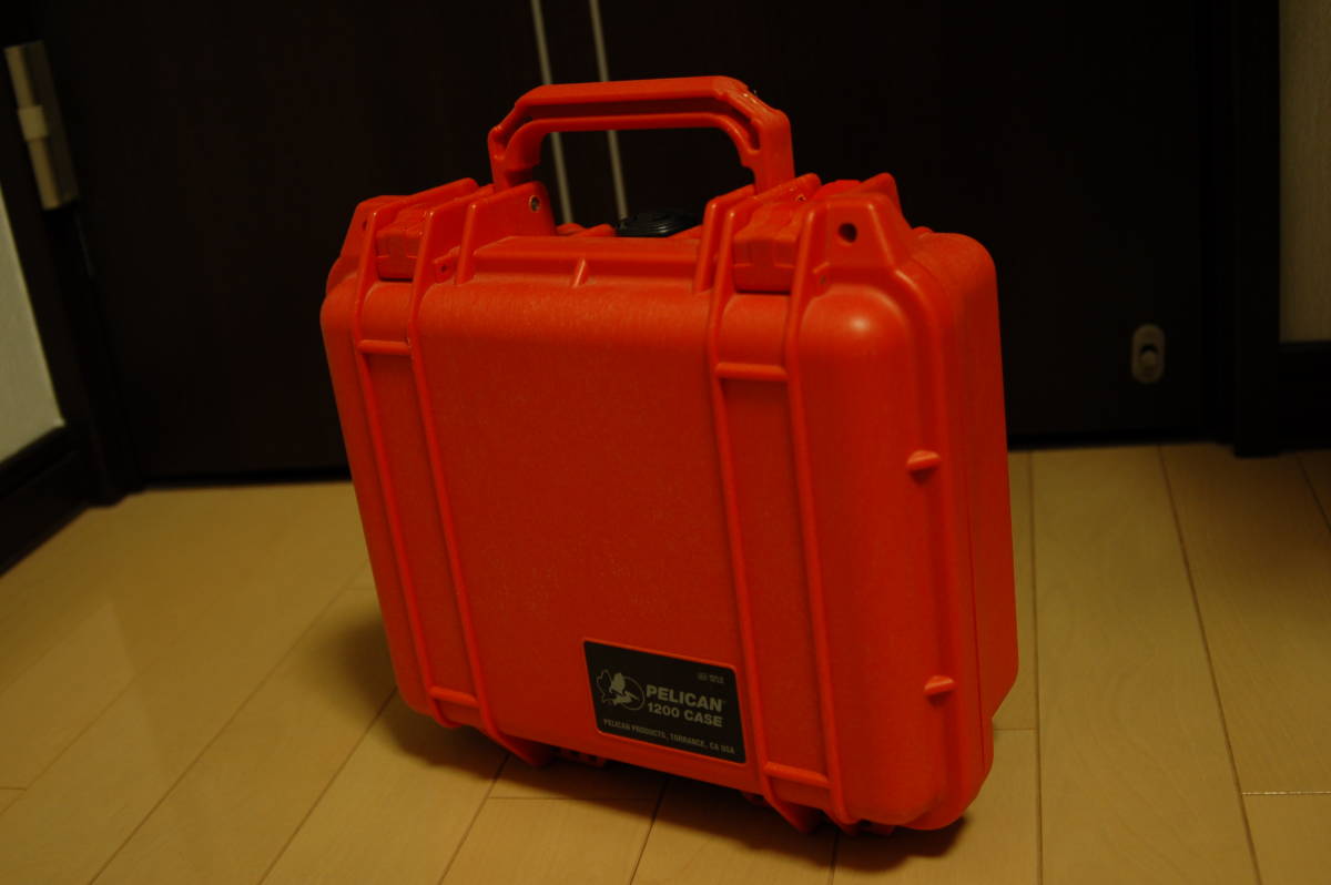 美品 PELICAN 1200 CASE ペリカンケース 1200 オレンジ 中古 ペリカン 