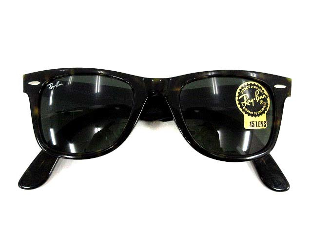レイバン RAY BAN サングラス WAYFARER べっ甲柄 50□22 黒 ブラック