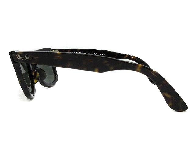 レイバン RAY BAN サングラス WAYFARER べっ甲柄 50□22 黒 ブラック