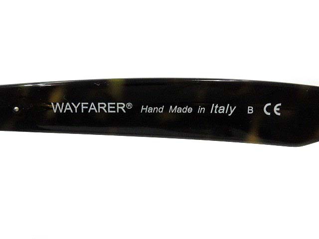 レイバン RAY BAN サングラス WAYFARER べっ甲柄 50□22 黒 ブラック
