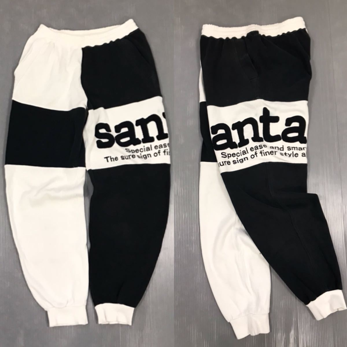 santa fe サンタフェ》ビッグロゴワッペン 切替デザイン コットン