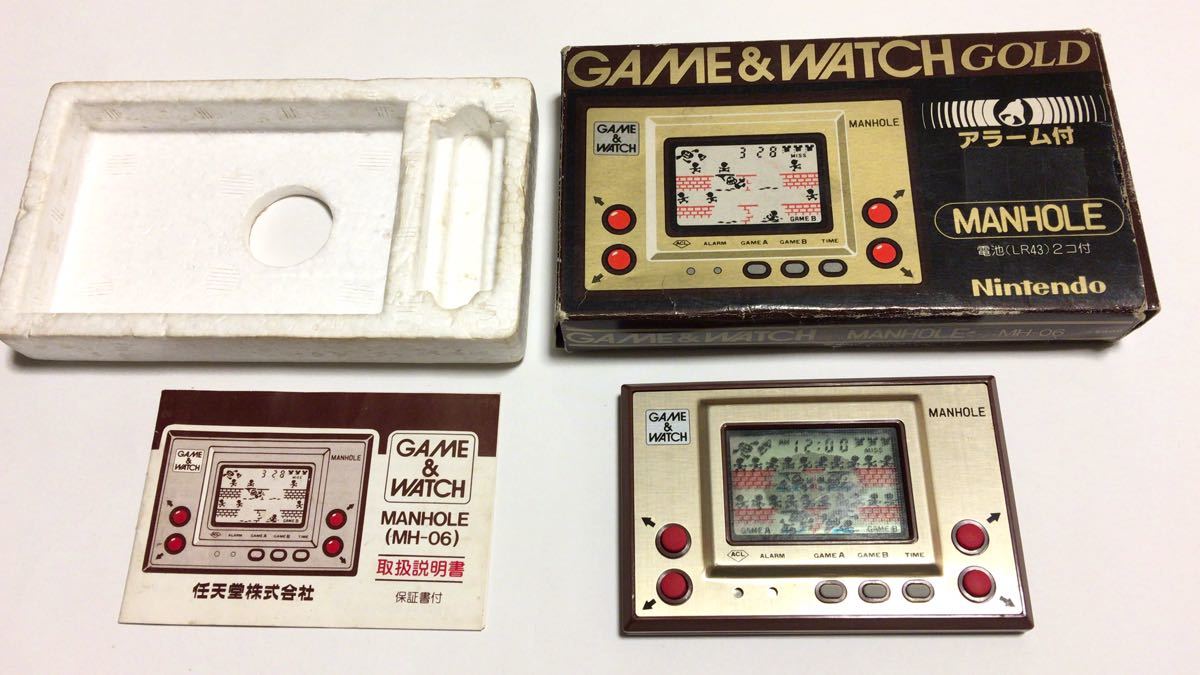 マンホール ゲームウォッチ 任天堂 レトロ 液晶ゲームゲームウォッチ