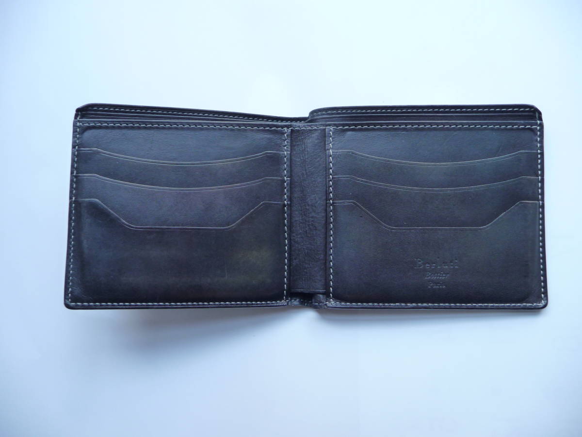 ☆Berluti ベルルッティ 二つ折り財布 札入れ カリグラフィ ベネチア