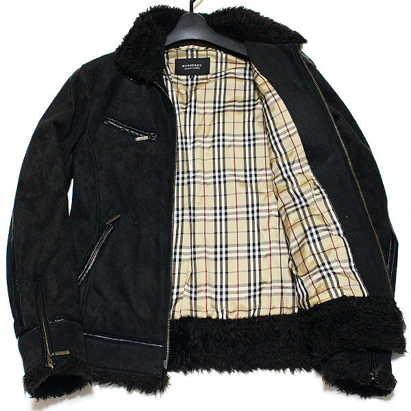 BLACK BURBERRY LABEL LABEL（ライダースジャケット）のフリマアイテム