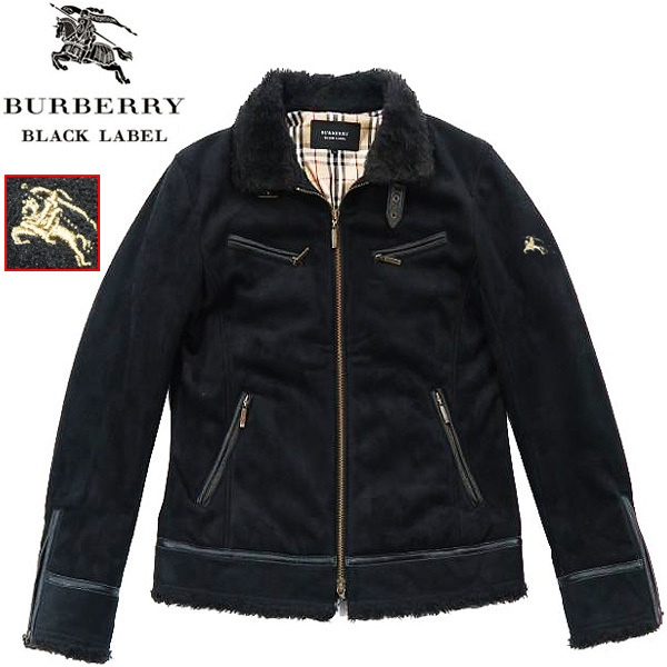 BLACK BURBERRY LABEL LABEL（ライダースジャケット）のフリマアイテム