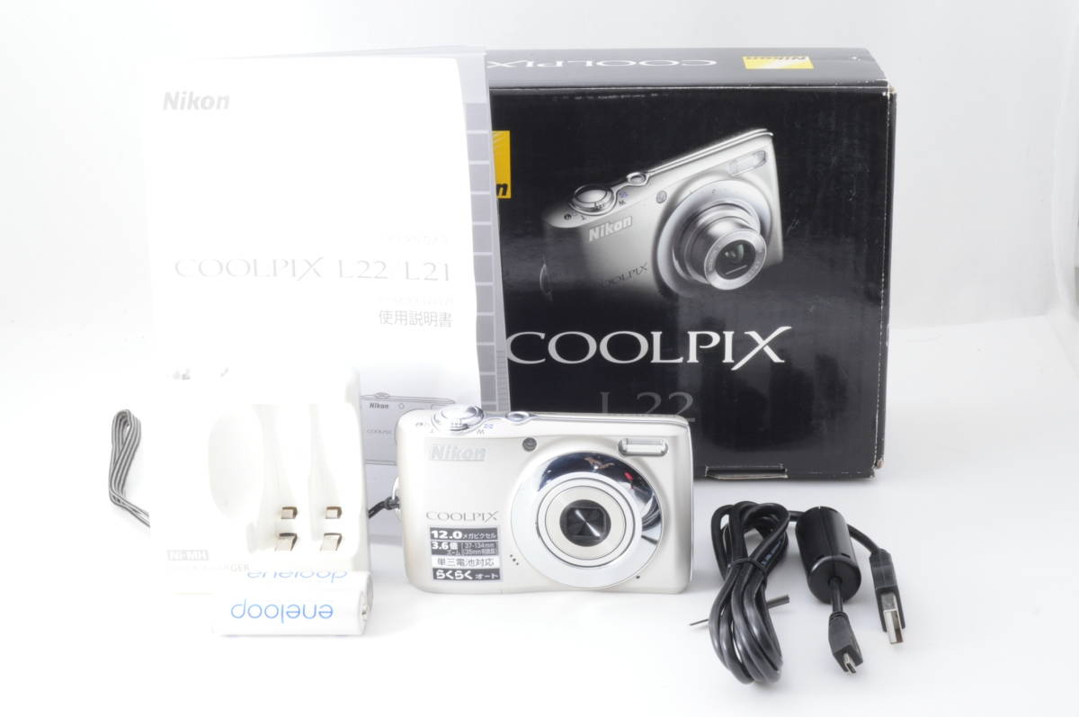 L22 Nikon Coolpix Digital Camera with 3.6x com : 12.0MP - COOLPIX 