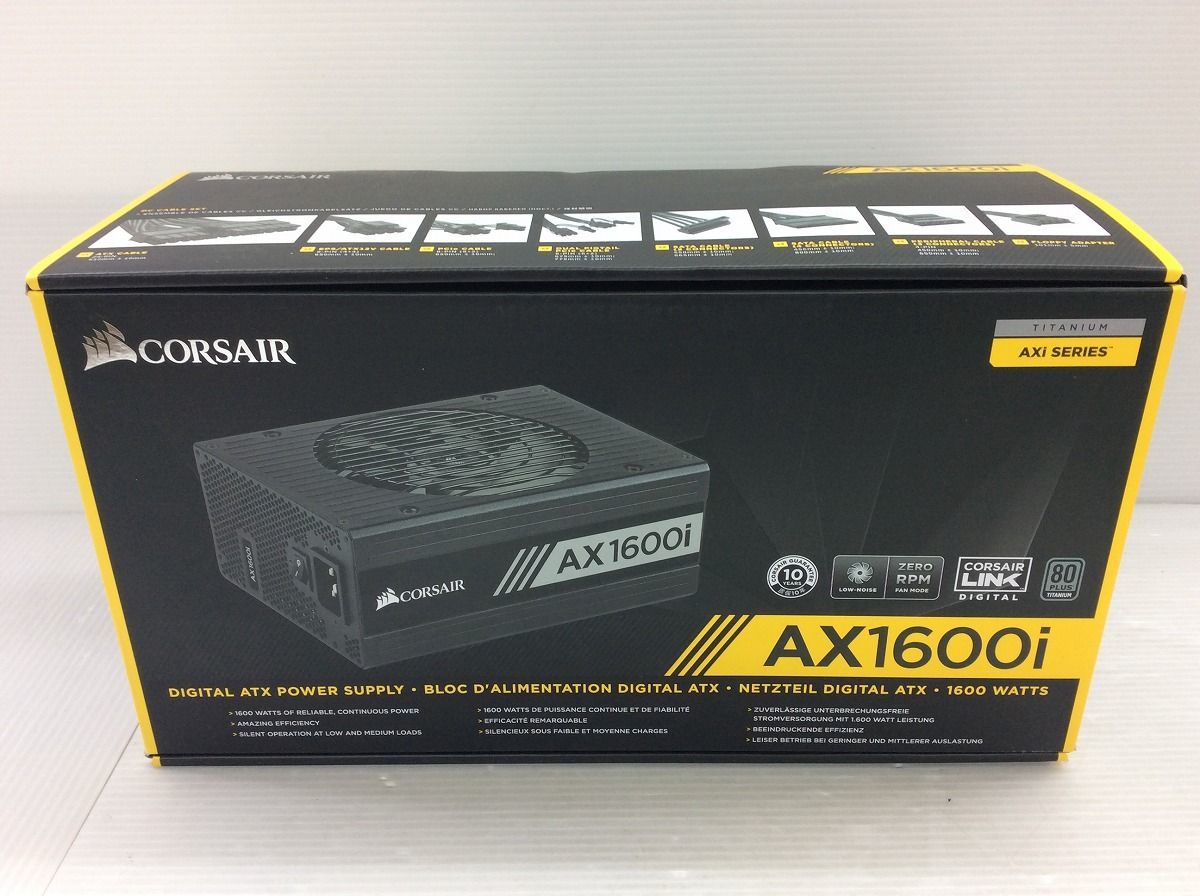 コルセア CORSAIR AX1600i 80Plus Titanium 電源ユニット 1600W EC18 
