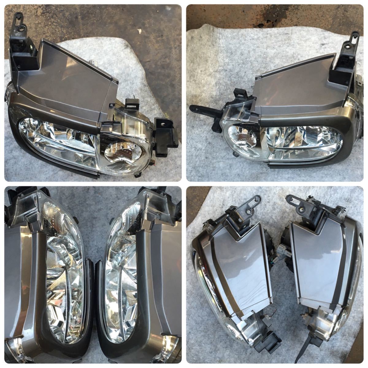 良品 キューブ Z11 YZ11 後期 ヘッドライト HID 左右 ICHIKOH 1802