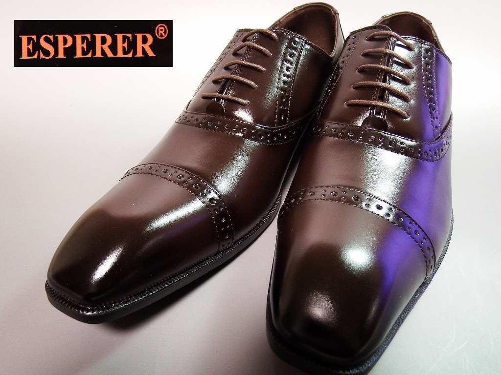 新品 値下げ交渉可能！ ESPERER 高機能 フェイクレザー メンズビジネス 