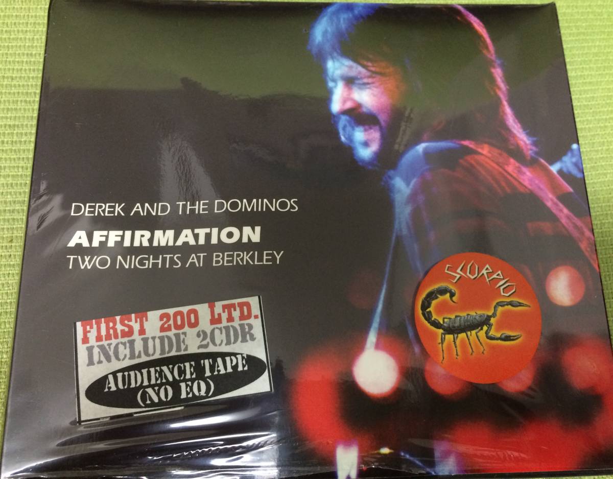 DEREK AND THE DOMINOS / AFFIRMATION / 3CD+2CD-R / Scorpio DD-701118-19 / COMMUNITY THEATER BERKLEY CALFORNIA NOVEMBER 18&19 1970