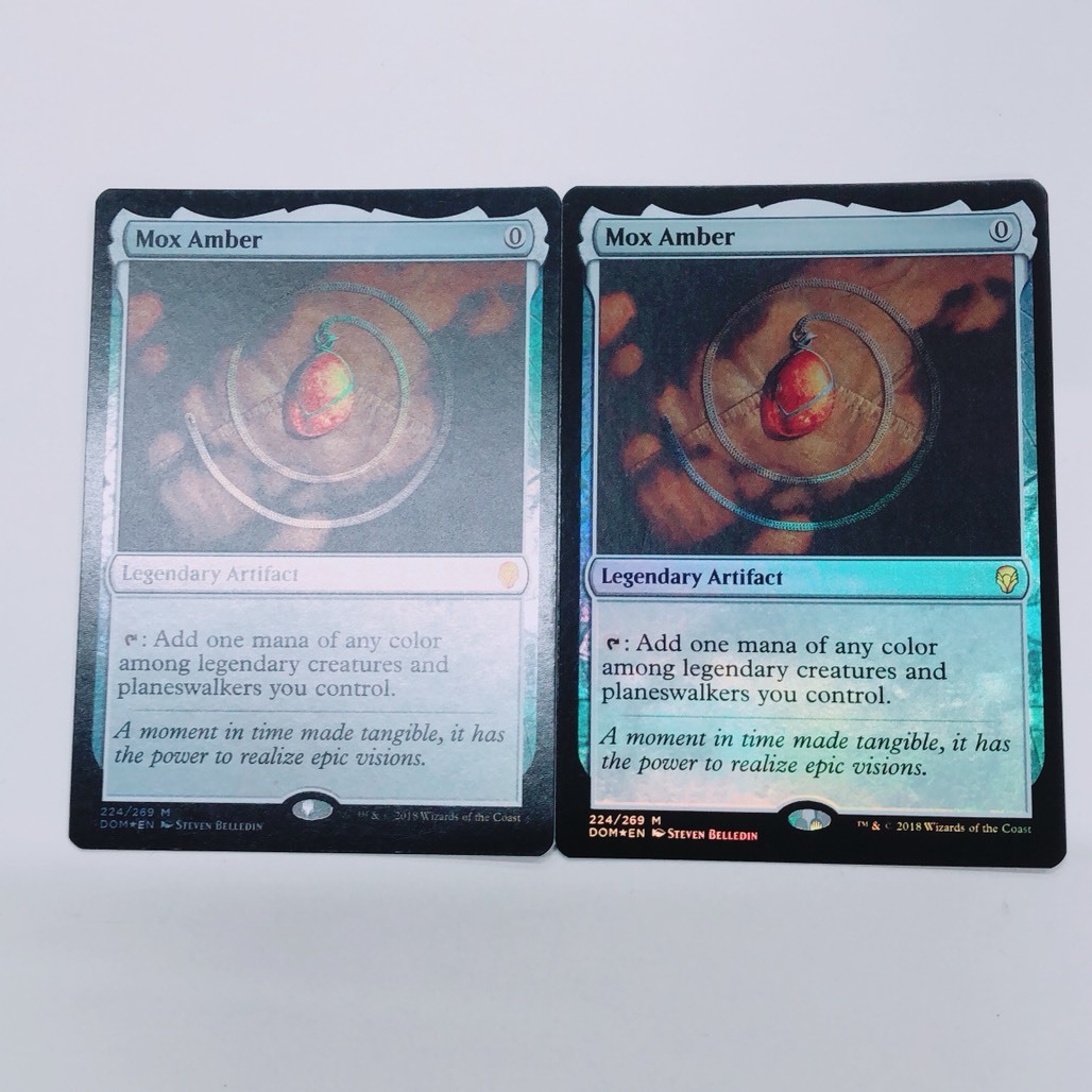 モックス・アンバー⁄Mox : Amber MTG [DOM [MTG][英語FOIL] | Mox