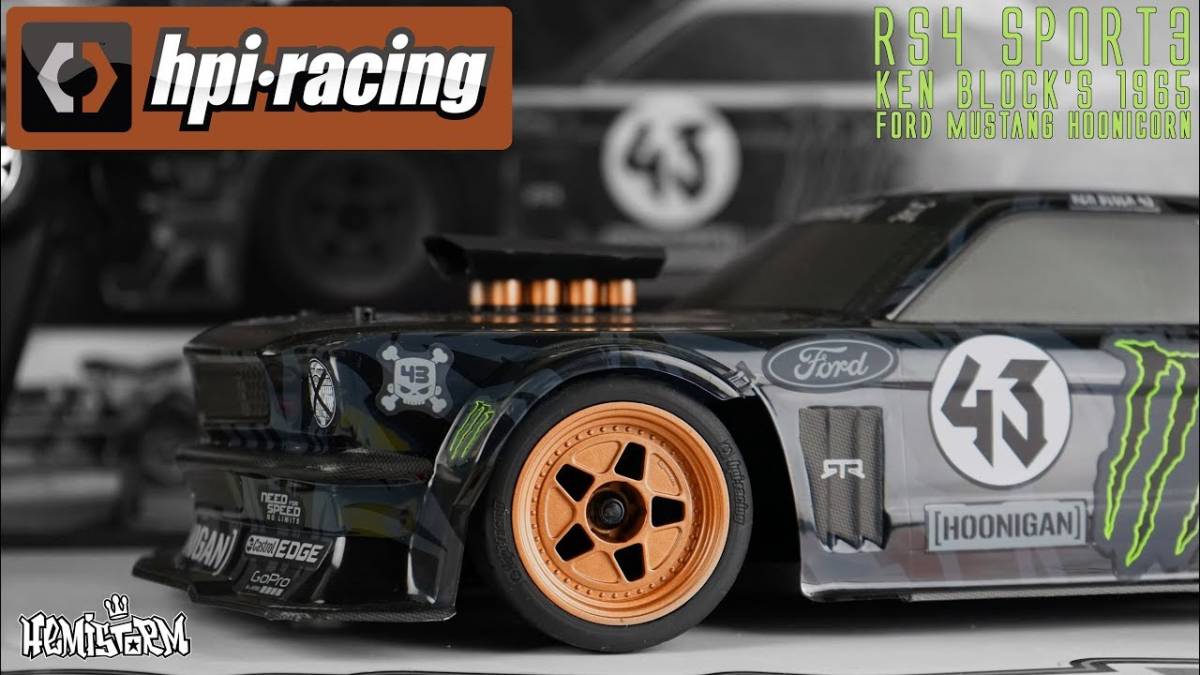 HPI Ken Hoonicorn Ford Mustang 0 Block RTR Racing RS4 WR8 ST BLOCK