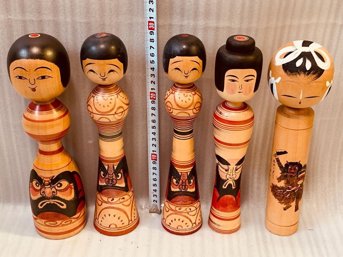 伝統こけし 津軽系 こけし 津軽 盛秀太郎 日本人形 | ⭕️超レア Yahoo 木