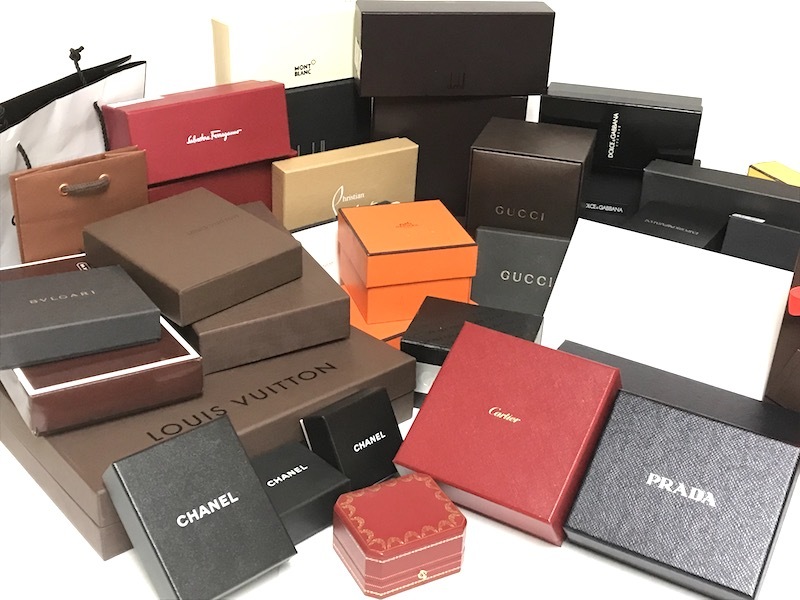 紙袋 美品のエルメス空箱ショッパーおまとめをお買取しました！ 空箱 