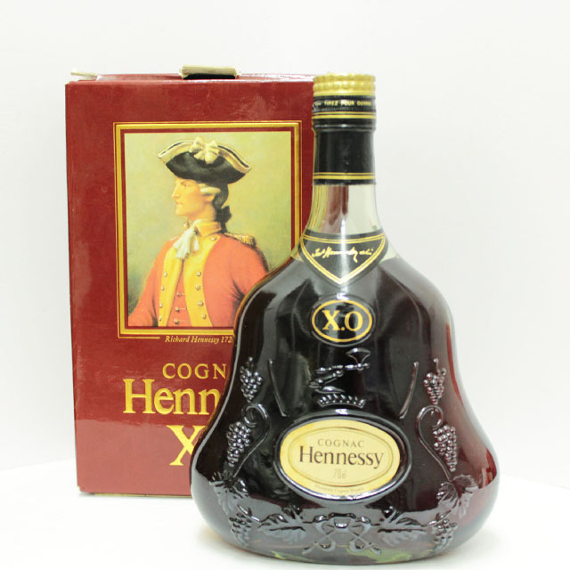 ☆未開栓△Hennessy XO/ヘネシー XO 金キャップ 700ml グリーン 箱付き