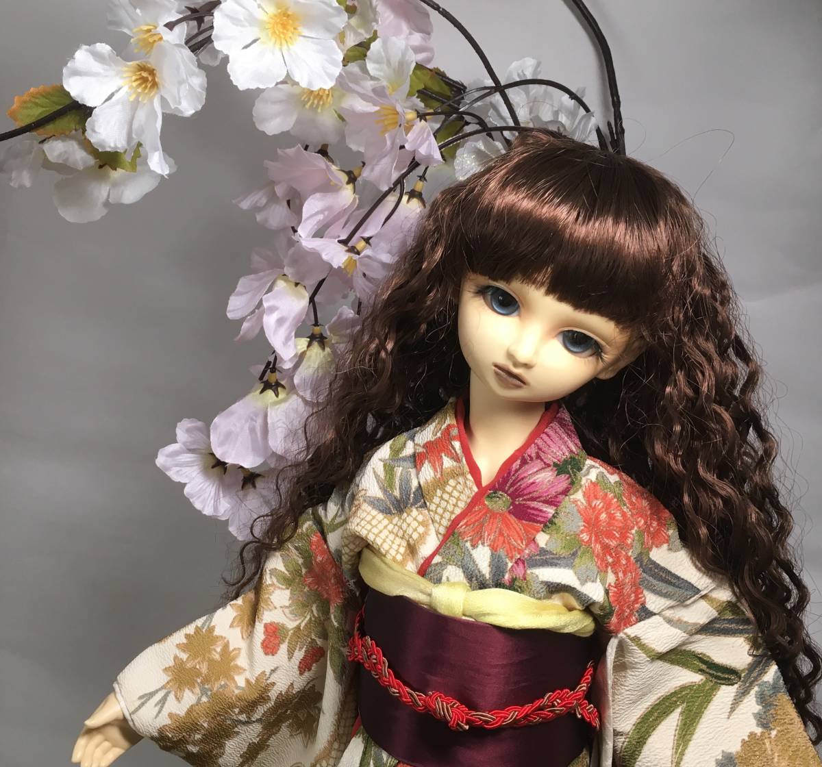 スーパードルフィー【SDサイズ】お着物一式 和風 振袖