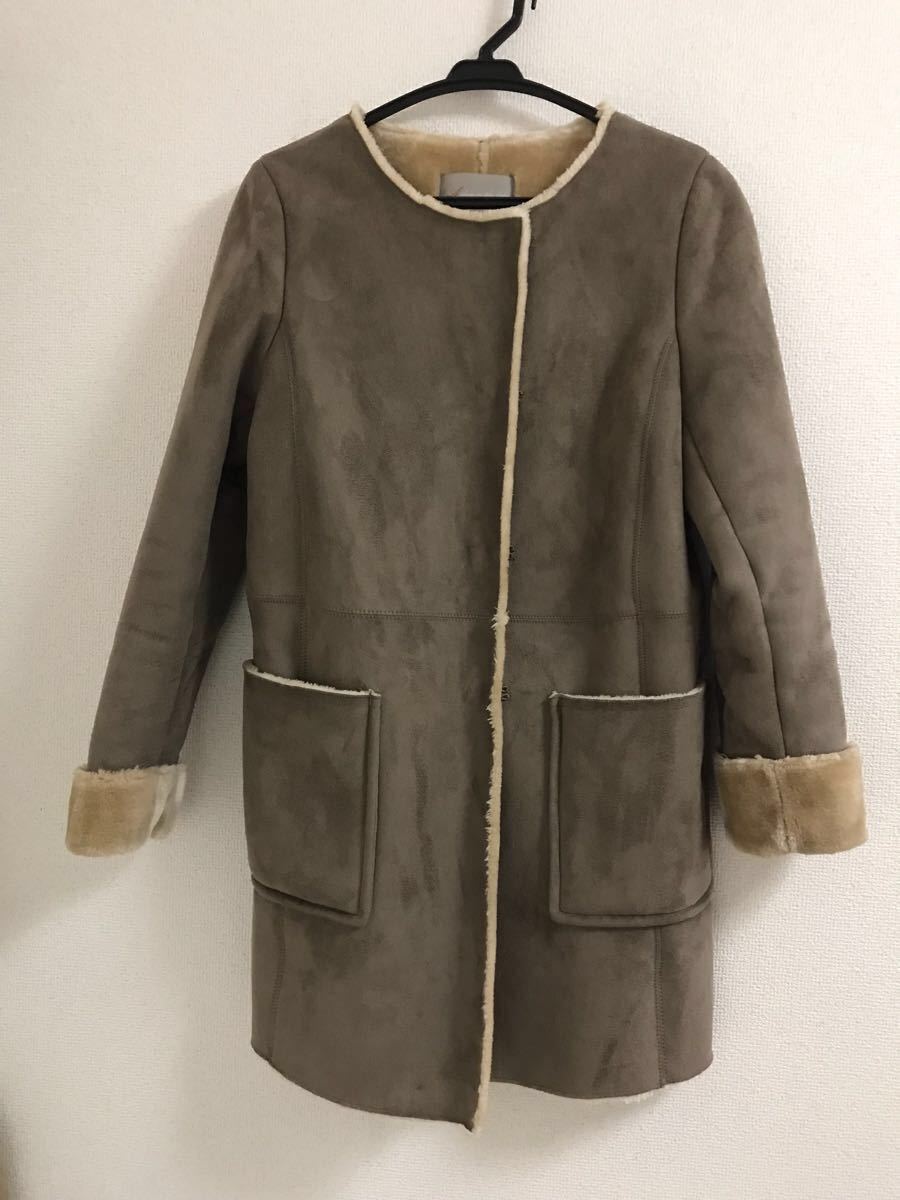 【正規品，豊富な】 ユナイテッドアローズ UNITED ARROWS フェイクムートンコート 36(コート)｜売買されたオークション情報、yahooの商品情報をアーカイブ公開 - オークファン 女性用